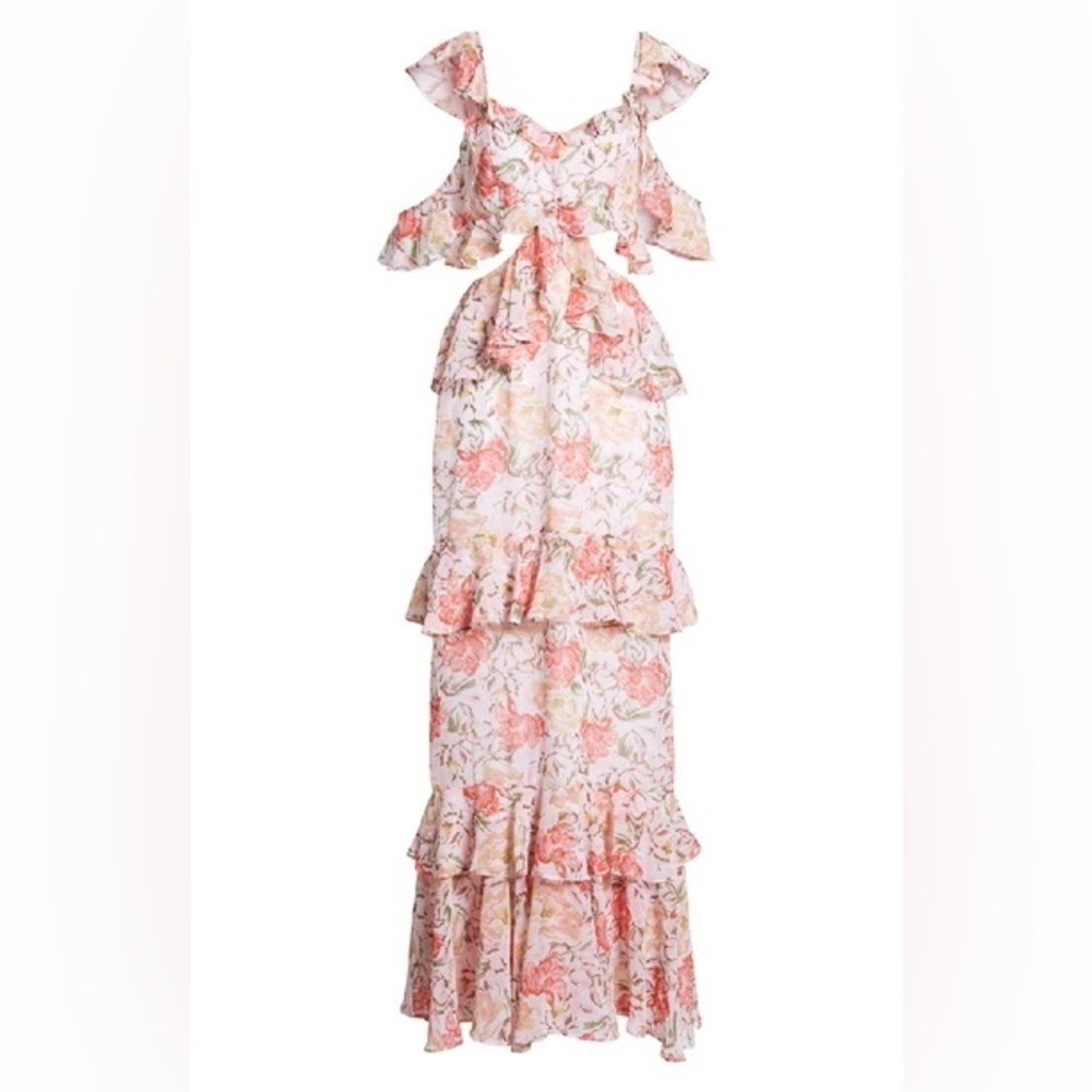 Wayf Milan Cut Out Maxi Dress